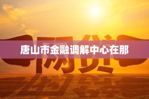 唐山市金融调解中心在那