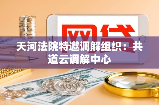 天河法院特邀调解组织：共道云调解中心