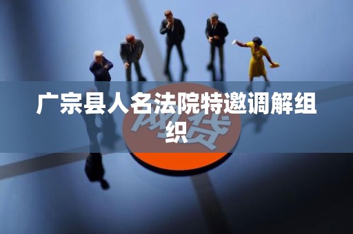 广宗县人名法院特邀调解组织