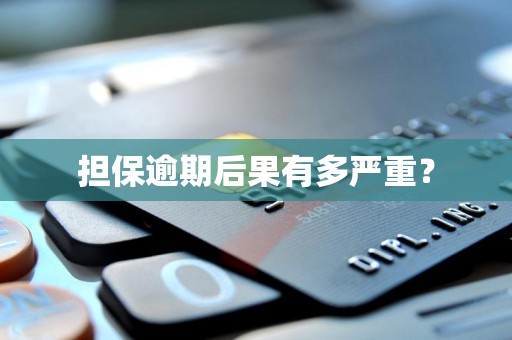 担保逾期后果有多严重? 担保逾期后果有多严重?