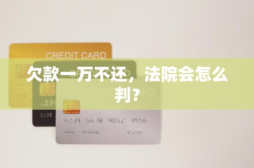 欠款一万不还，法院会怎么判？