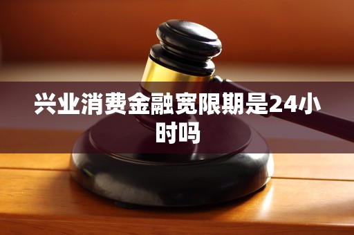 兴业消费金融宽限期是24小时吗