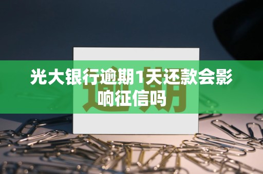 光大银行逾期1天还款会影响征信吗
