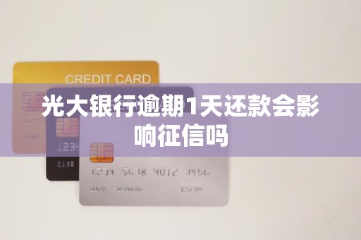 光大银行逾期1天还款会影响征信吗