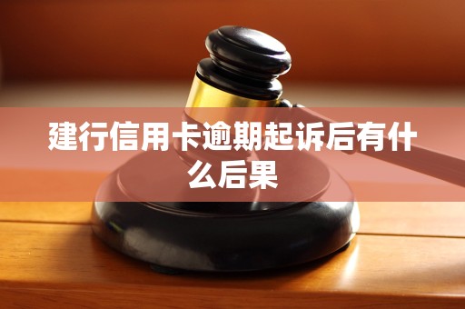 建行信用卡逾期起诉后有什么后果