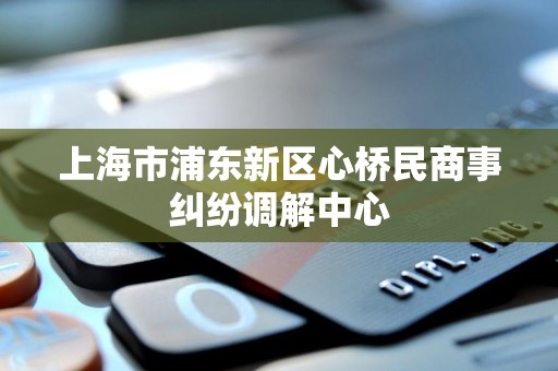 上海市浦东新区心桥民商事纠纷调解中心