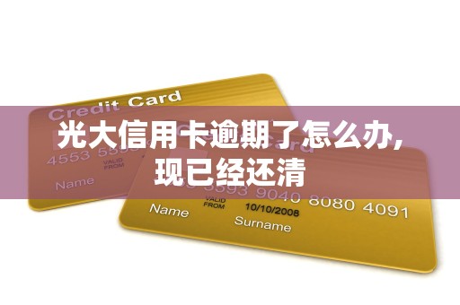 光大信用卡逾期了怎么办,现已经还清 光大信用卡逾期了怎么办,现已经还清