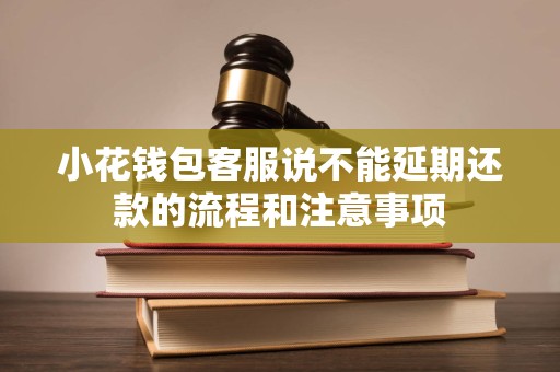 小花钱包客服说不能延期还款的流程和注意事项