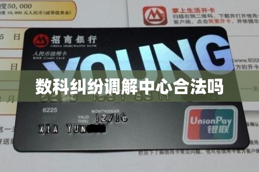 数科纠纷调解中心合法吗