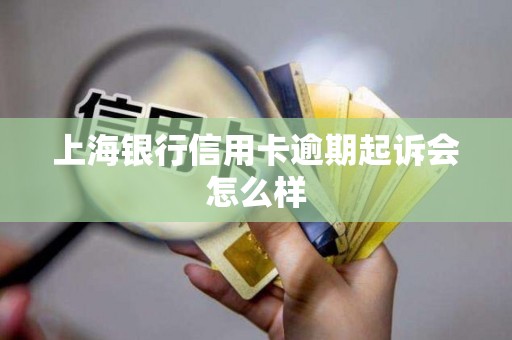 上海银行信用卡逾期起诉会怎么样