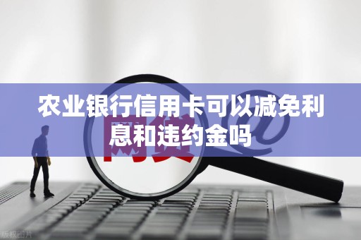 农业银行信用卡可以减免利息和违约金吗