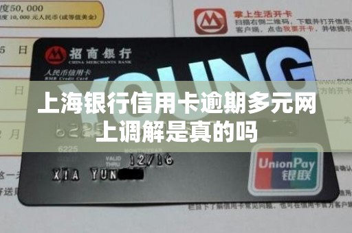 上海银行信用卡逾期多元网上调解是真的吗 上海银行信用卡逾期多元网上调解是真的吗