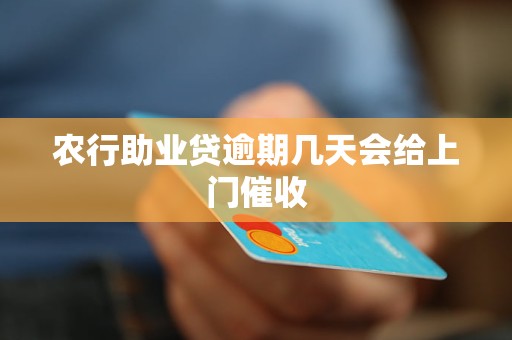 农行助业贷逾期几天会给上门催收