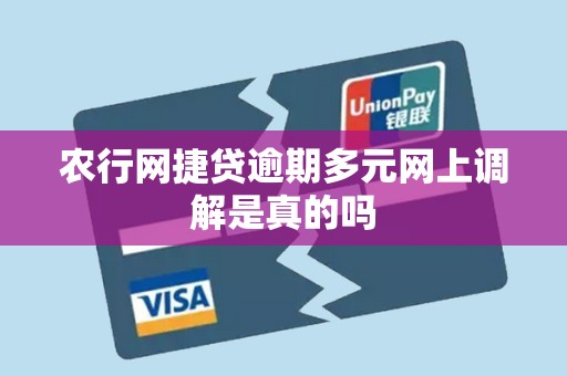 农行网捷贷逾期多元网上调解是真的吗