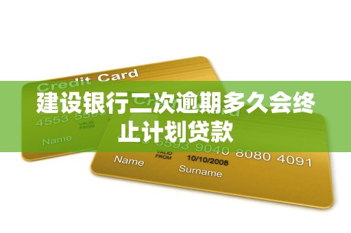 建设银行二次逾期多久会终止计划贷款