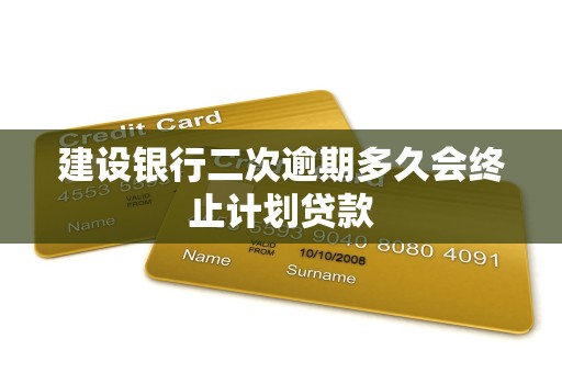 建设银行二次逾期多久会终止计划贷款