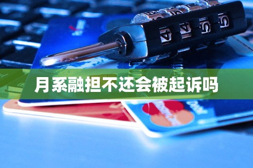 月系融担不还会被起诉吗
