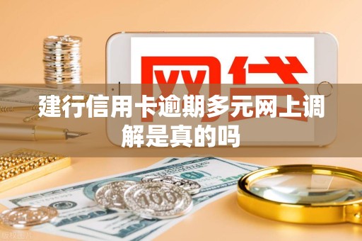 建行信用卡逾期多元网上调解是真的吗