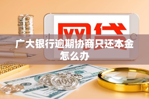 广大银行逾期协商只还本金怎么办