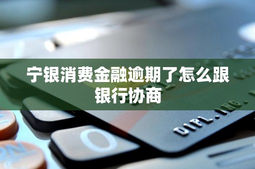 宁银消费金融逾期了怎么跟银行协商