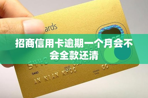 招商信用卡逾期一个月会不会全款还清 招商信用卡逾期一个月会不会全款还清
