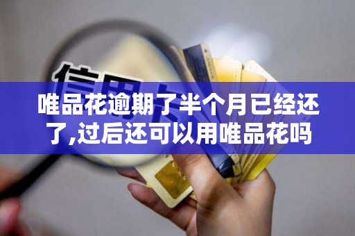 唯品花逾期了半个月已经还了,过后还可以用唯品花吗