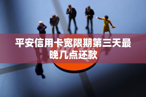 平安信用卡宽限期第三天最晚几点还款
