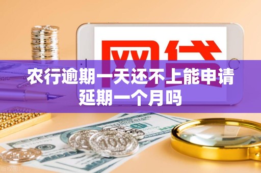 农行逾期一天还不上能申请延期一个月吗 农行逾期一天还不上能申请延期一个月吗