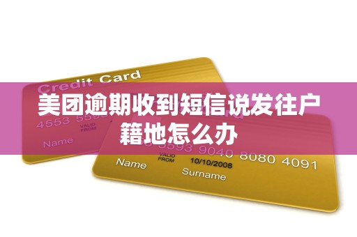 美团逾期收到短信说发往户籍地怎么办 美团逾期收到短信说发往户籍地怎么办