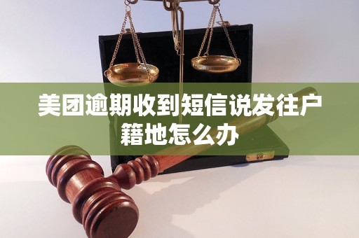 美团逾期收到短信说发往户籍地怎么办 美团逾期收到短信说发往户籍地怎么办