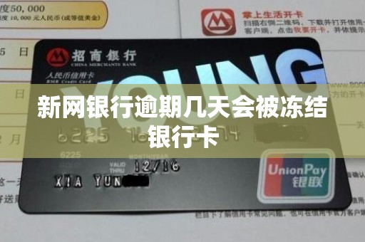 新网银行逾期几天会被冻结银行卡