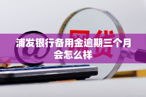 浦发银行备用金逾期三个月会怎么样