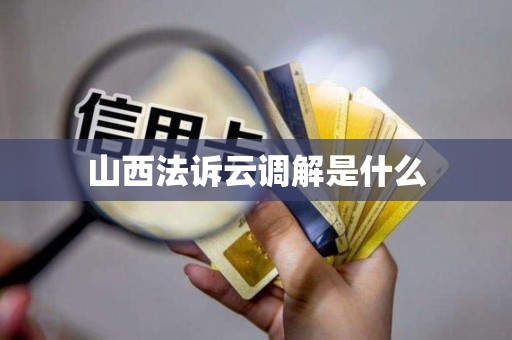山西法诉云调解是什么
