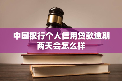 中国银行个人信用贷款逾期两天会怎么样