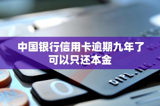 中国银行信用卡逾期九年了可以只还本金