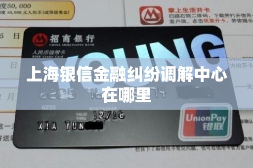 上海银信金融纠纷调解中心在哪里
