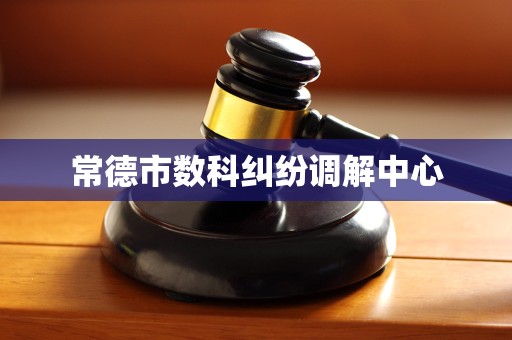 常德市数科纠纷调解中心