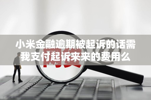 小米金融逾期被起诉的话需我支付起诉来来的费用么