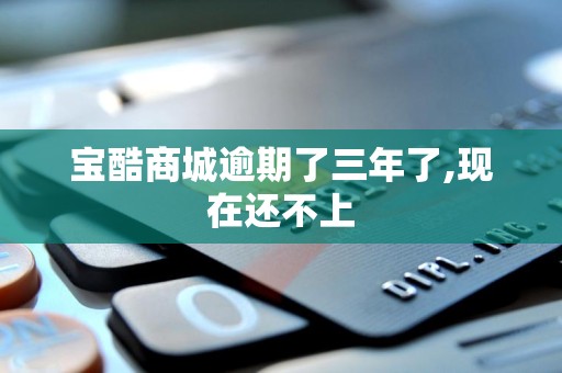 宝酷商城逾期了三年了,现在还不上