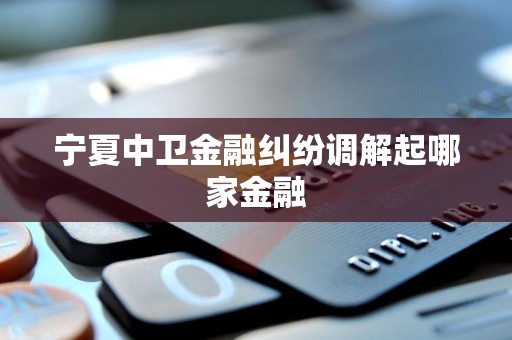 宁夏中卫金融纠纷调解起哪家金融