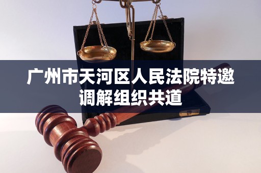 广州市天河区人民法院特邀调解组织共道