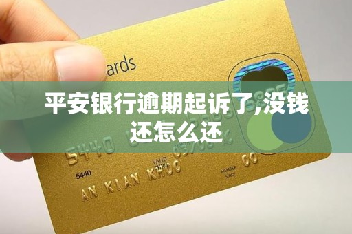 平安银行逾期起诉了,没钱还怎么还