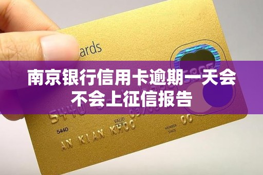 南京银行信用卡逾期一天会不会上征信报告