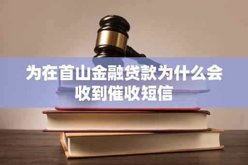 为在首山金融贷款为什么会收到催收短信