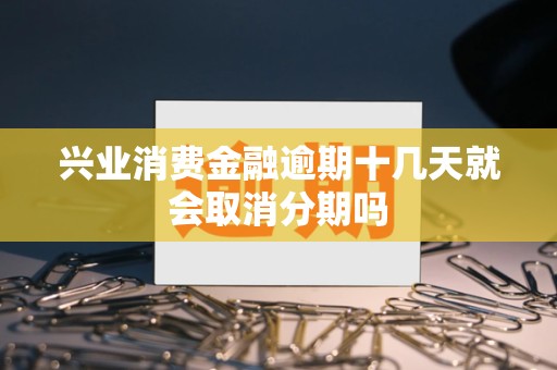 兴业消费金融逾期十几天就会取消分期吗