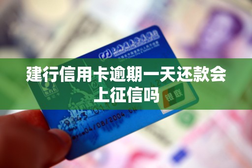 建行信用卡逾期一天还款会上征信吗