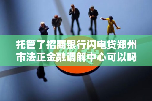 托管了招商银行闪电贷郑州市法正金融调解中心可以吗