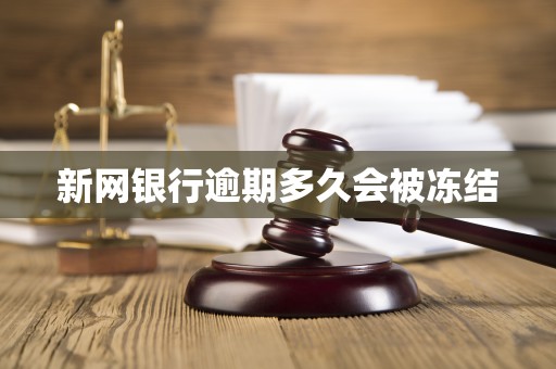 新网银行逾期多久会被冻结