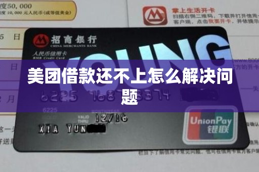 美团借款还不上怎么解决问题