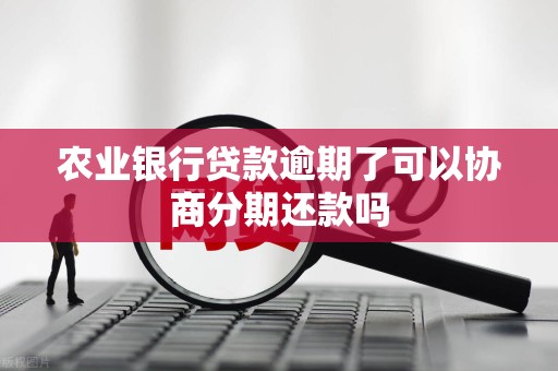 农业银行贷款逾期了可以协商分期还款吗